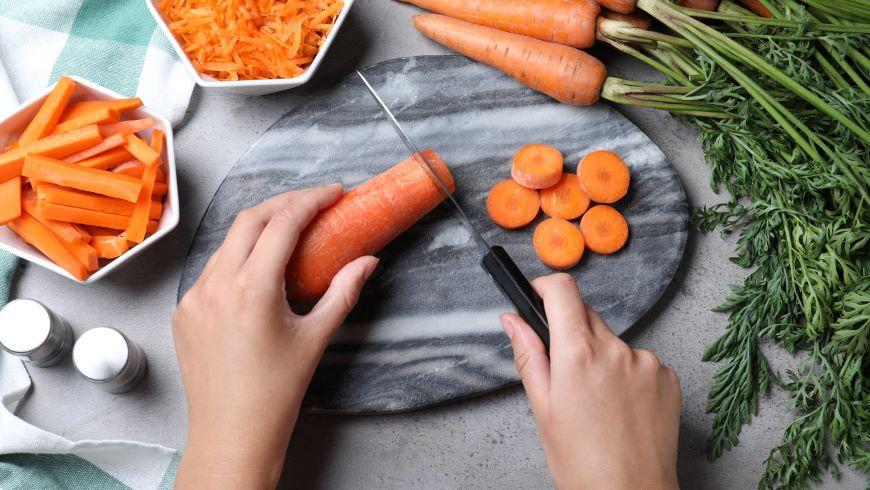 Zanahorias crudas o cocidas